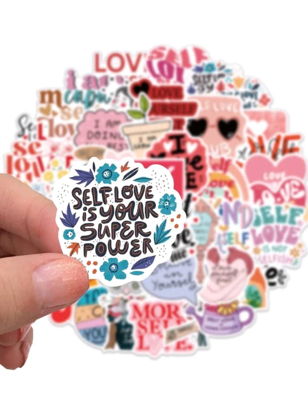 Self Love Stickers : 5 random-in-a-pack
