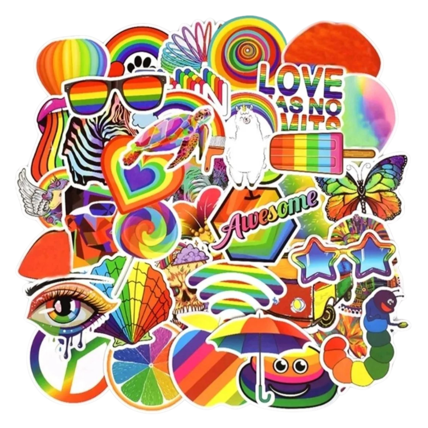 Various Stickers : 10 random-in-a-pack