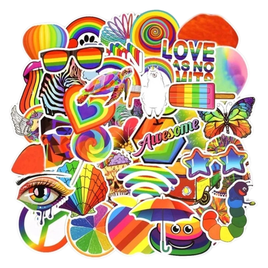 Various Stickers : 10 random-in-a-pack