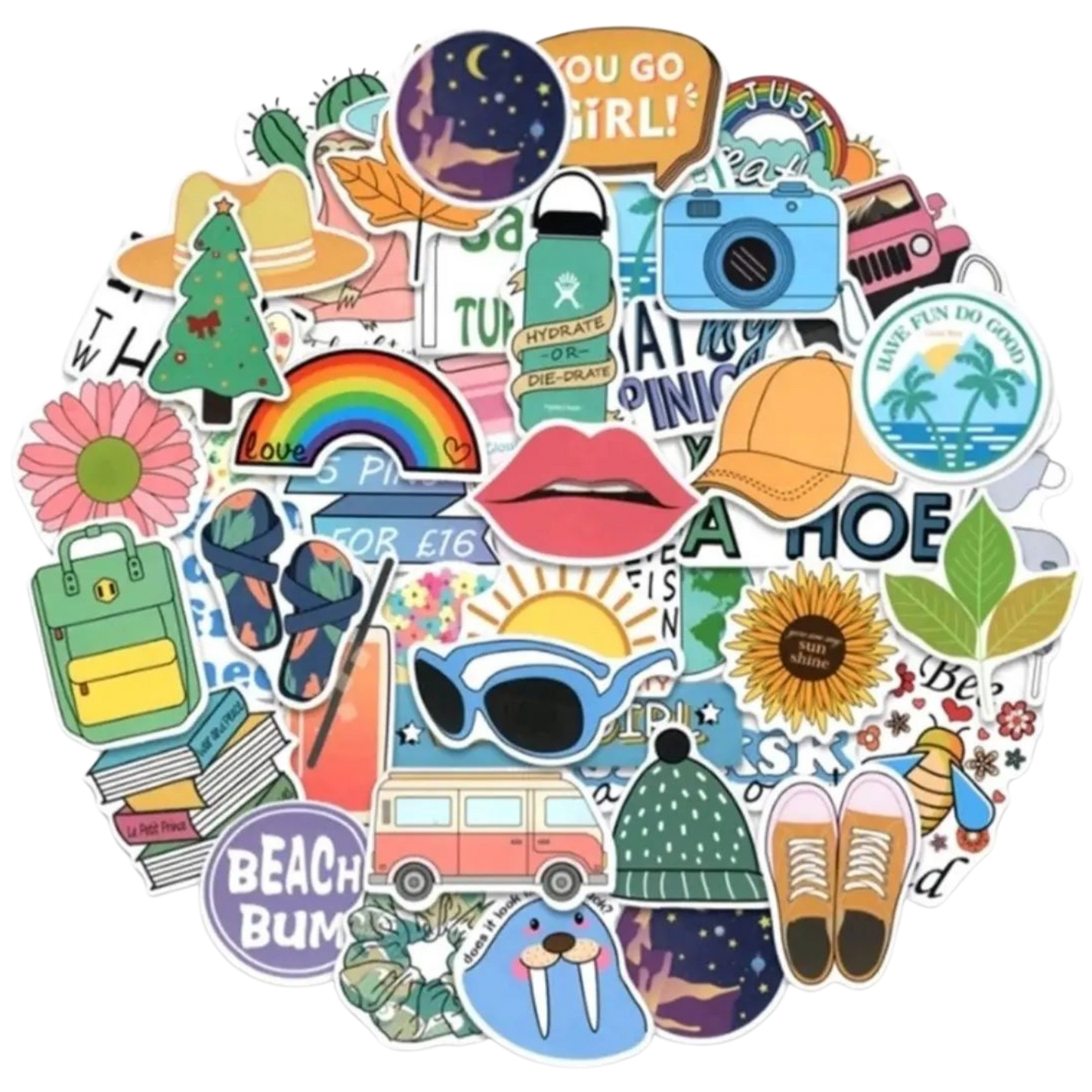 Various Stickers : 10 random-in-a-pack