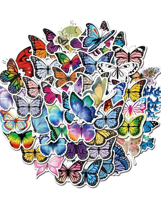 Butterfly Stickers : 5 random-in-a-pack
