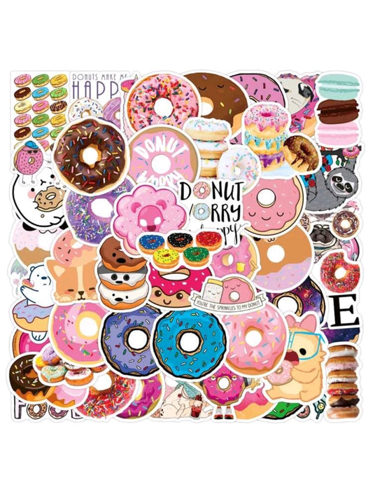 Donut Stickers : 5 random-in-a-pack