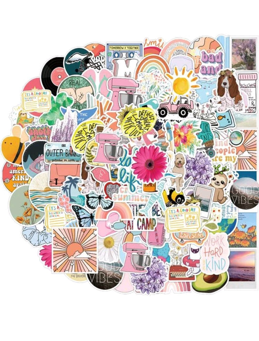 Mixed Pattern Stickers - 5 random-a-pack