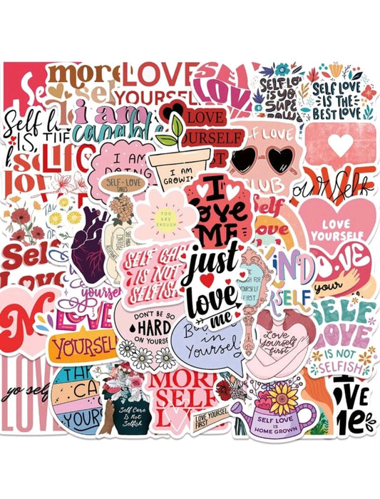Self Love Stickers : 5 random-in-a-pack