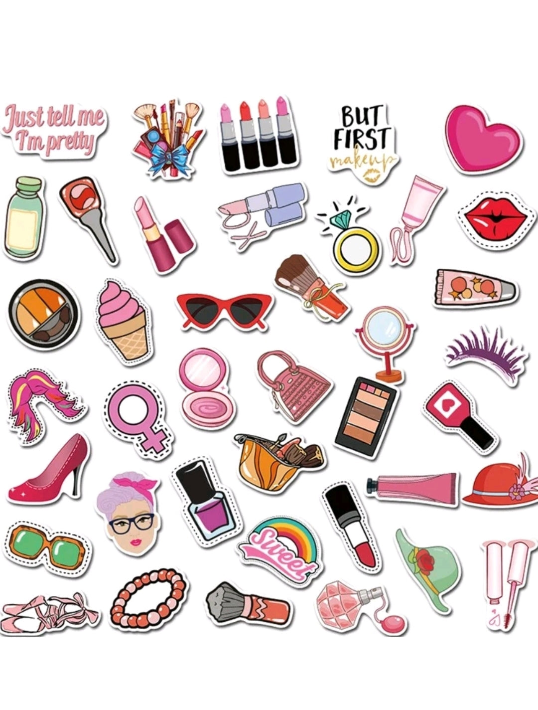 Cosmetic Stickers : 5 random-in-a-pack