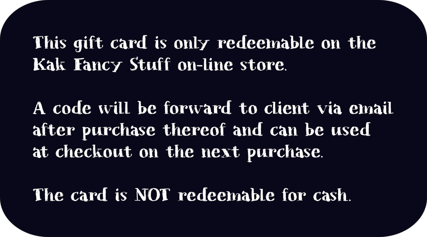 Z - VIRTUAL GIFT CARD
